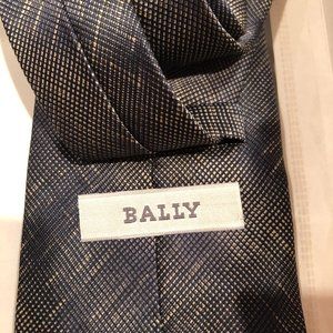 NEW IN BOX BALLY SILVER GREY TIE